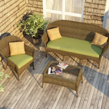 3 Piece Rockport Sofa Set